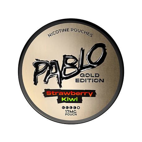 Pablo Gold Strawberry Kiwi 17mg 15pcs