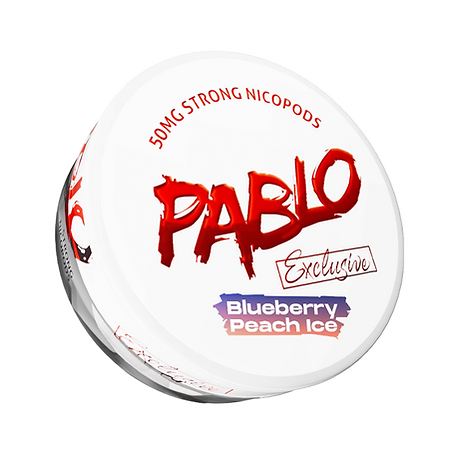 Pablo Exclusive Blueberry Peach Ice 30mg 15pcs