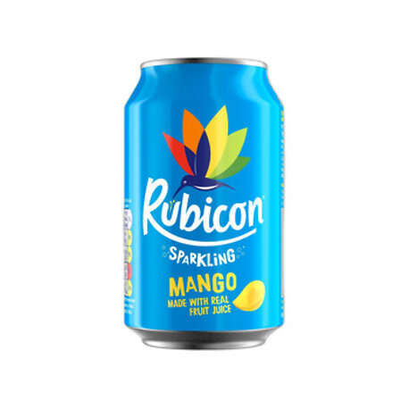 Rubicon Sparkling Mango can 24 330ml