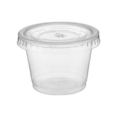 1 OZ Hinge Sauce Cups 1000pcs