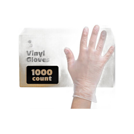 Safetouch Clear Vinyl Powder Free Gloves 10x100 pcs Medium