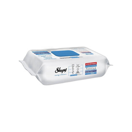 Sleepy Easy Clean Wet Wipes Bleach 6x100 Blue