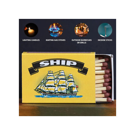 Ship 5H Safety Matches 100 pk