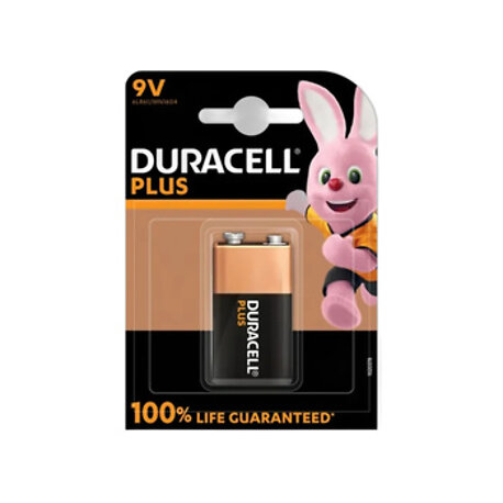 Duracell Plus 100 9V 1PK MN1604
