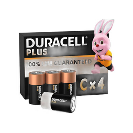 Duracell Plus 100 C 2PK MN1400