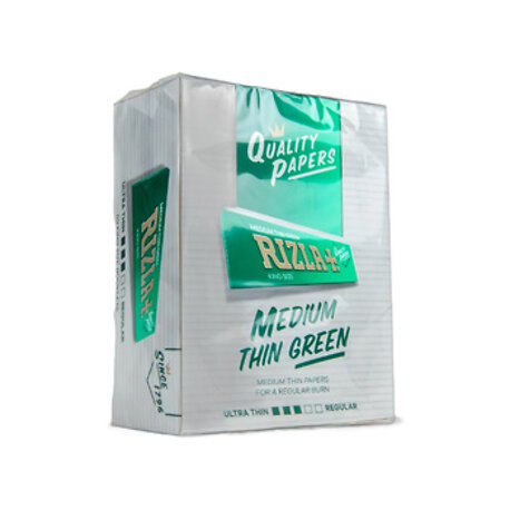 Rizla Green KSS King SGL UK NKS FSC 50s