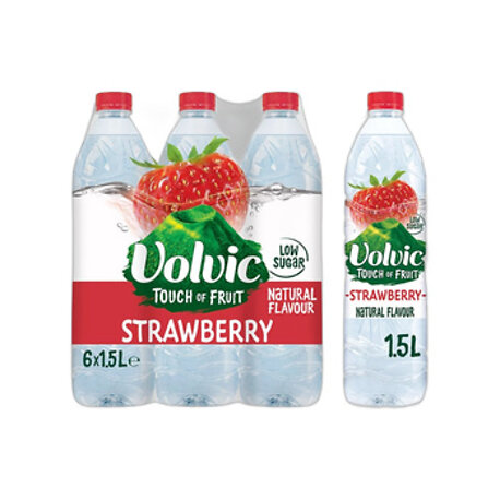 Volvic Tof Strawberry 6 15L