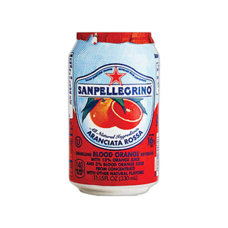 San Pellegrino blood orange can 24 330ml