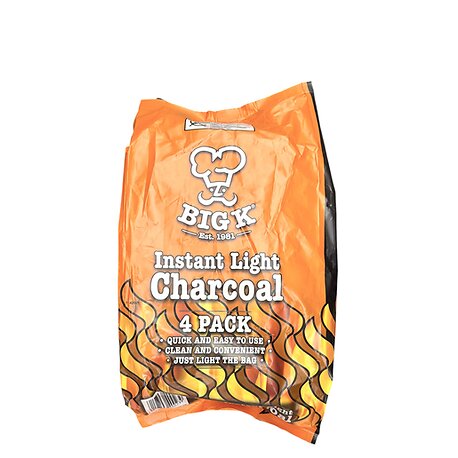 Instant Light charcoal 4 pack