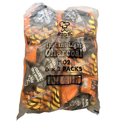 Instant Light charcoal 62 pack