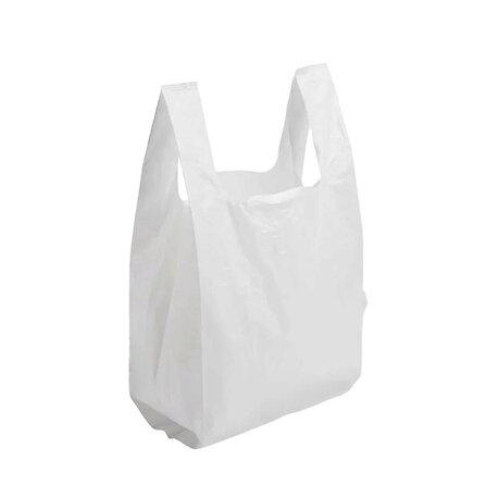 Bottle Bag White 8x13x18
